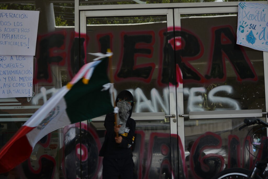 Los derechos de los cholultecas a defender su territorio son reprimidos